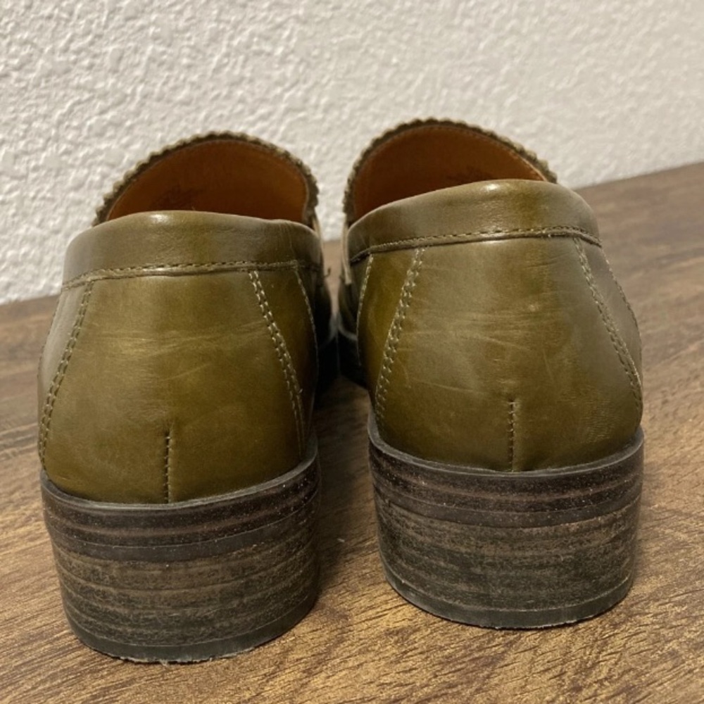 LUCKY BRAND PENNY LOAFERS GREEN SZ 7.5 - Picture 8 of 10